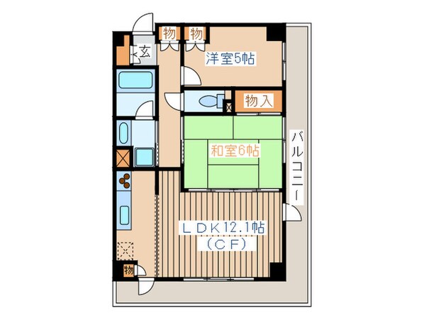 フレ－ル仙台泉中央の物件間取画像